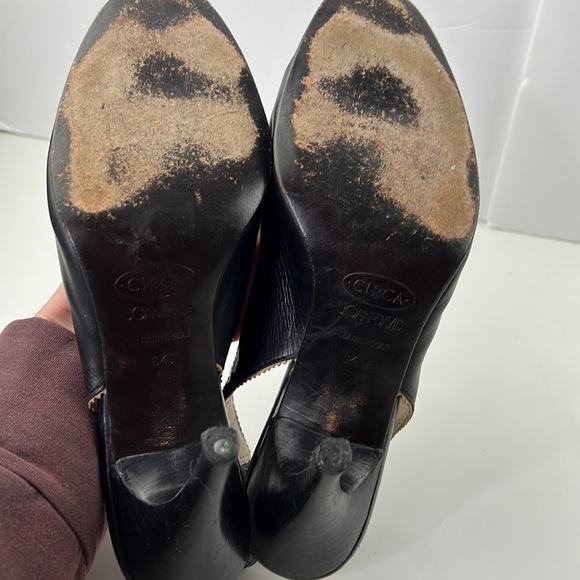 Circa Joan & David Classic black leather heels - Picture 9 of 11